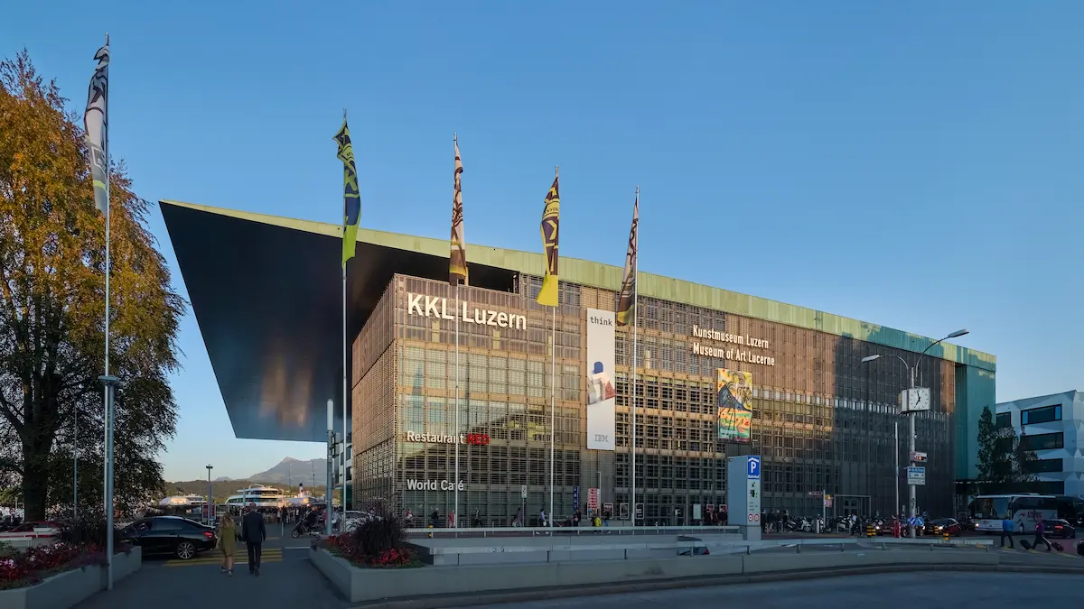 Kunstmuseum Luzern in the KKL complex beside Lucerne railway station.
