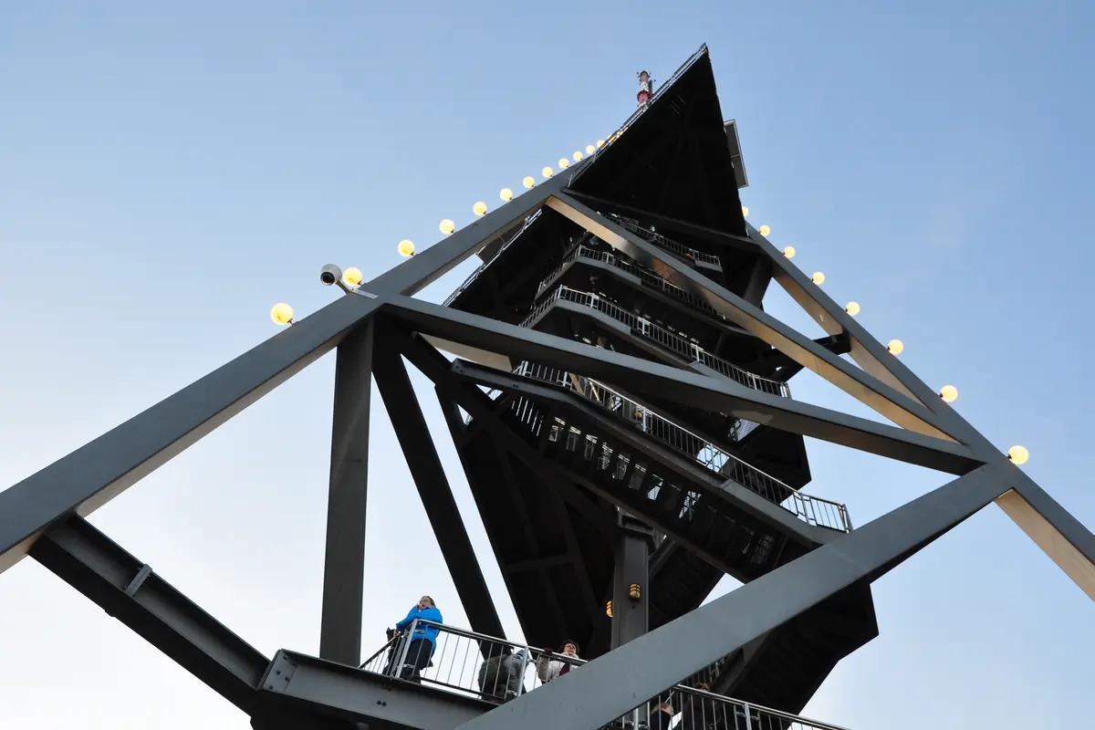 Uetliberg observation tower viewed from below