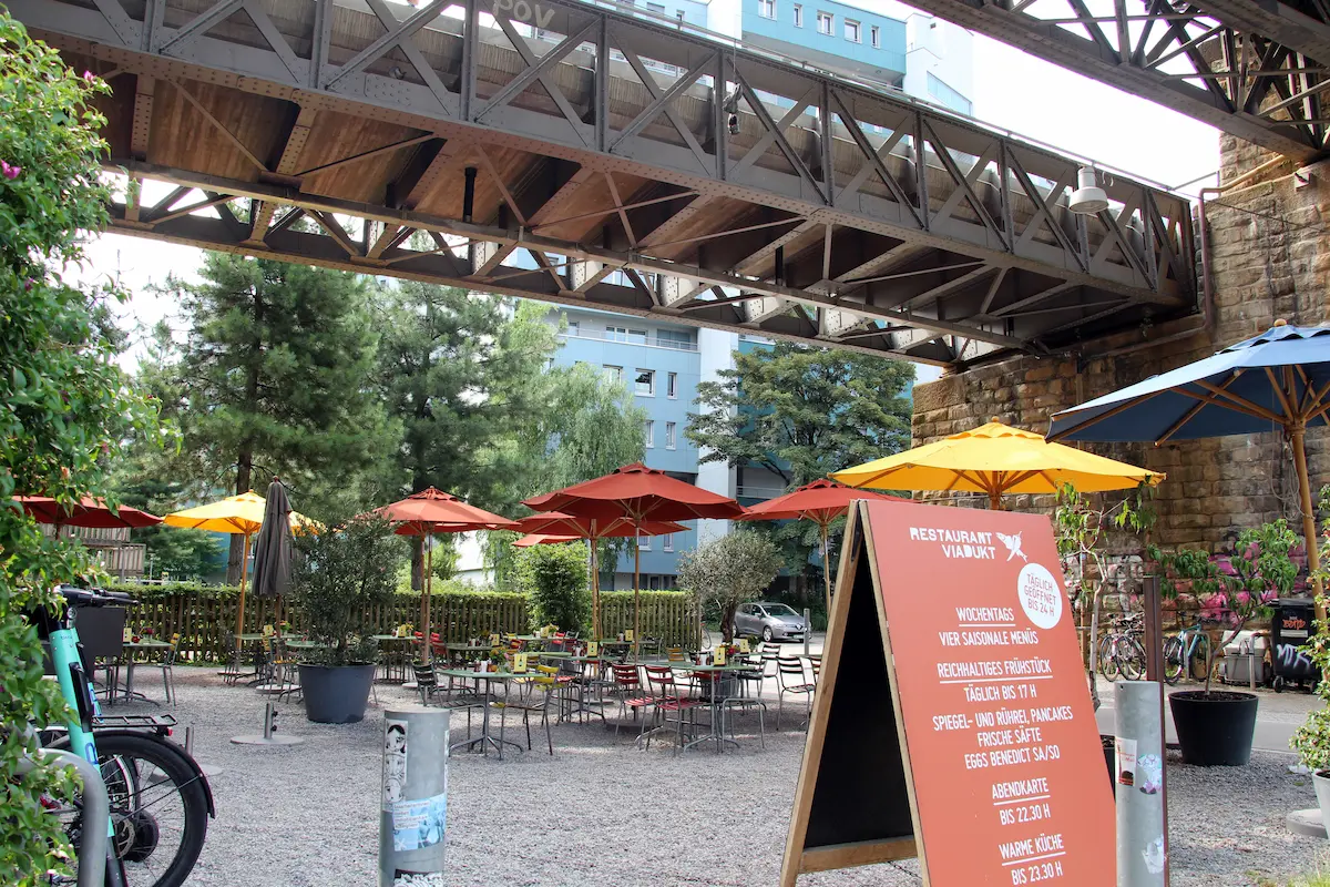 Railway arches at Im Viadukt in Zurich West